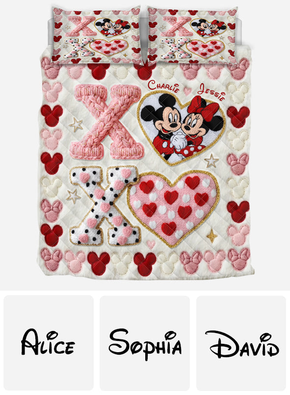 Personalized Mickey Mouse Quilt Set Custom Name Gift for Kids Quilt Set GradoCreations