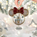 Personalized Acrylic Mouse Ornament with Custom Charms for Christmas Ornament With Charm GradoCreations