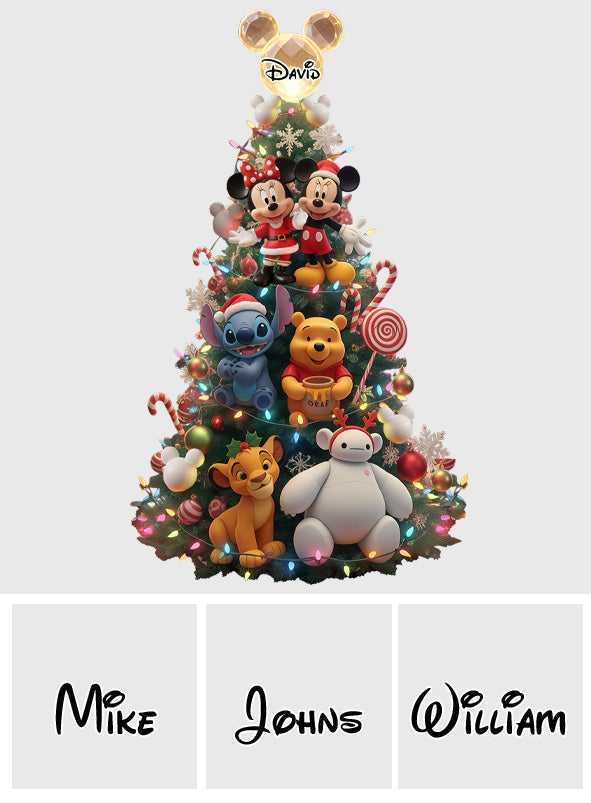 Personalized Christmas Mouse Acrylic Plaque Custom Gift Custom Shaped Acrylic Plaque GradoCreations