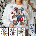 Personalized Disney Mouse Ugly Sweater Custom Name Gift for Christmas Ugly Sweater GradoCreations