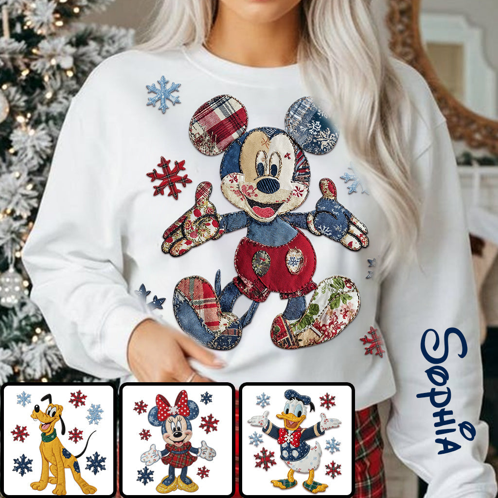 Personalized Disney Mouse Ugly Sweater Custom Name Gift for Christmas Ugly Sweater GradoCreations