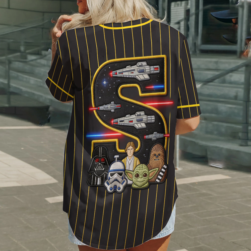 Personalized The Force Baseball Jersey Custom Name Gift Baseball Jersey GradoCreations