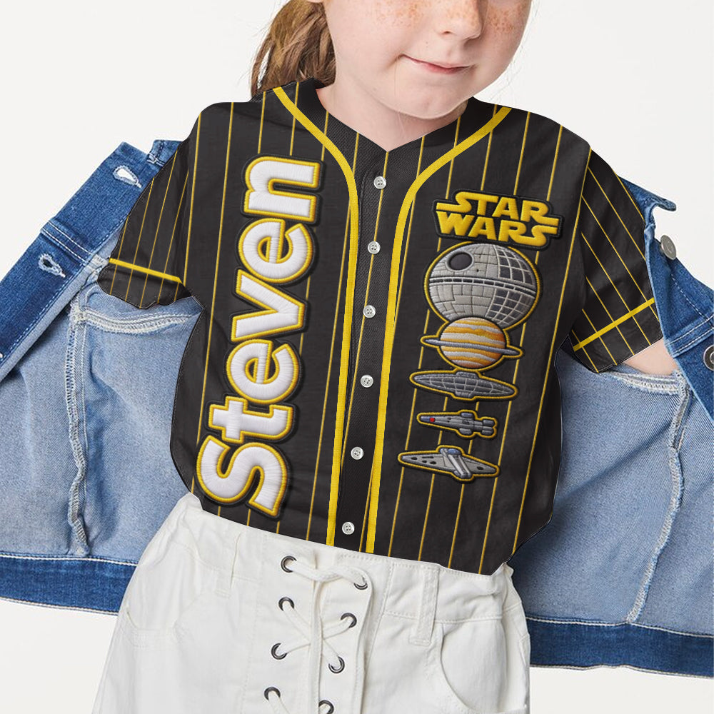 Personalized The Force Baseball Jersey Custom Name Gift Baseball Jersey GradoCreations