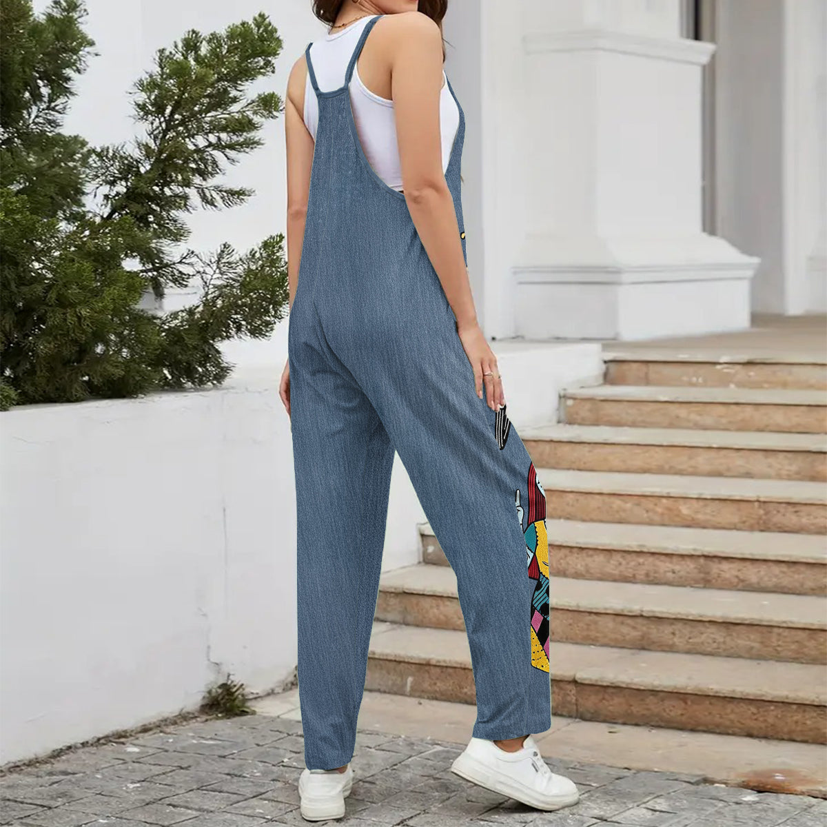 Personalized Nightmare Loose-Fit Overalls with Custom Name Loose-Fit Overalls/ Rompers GradoCreations
