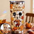 Personalized Autumn Tumbler with Cartoon Character Gift for Kids Tumbler GradoCreations
