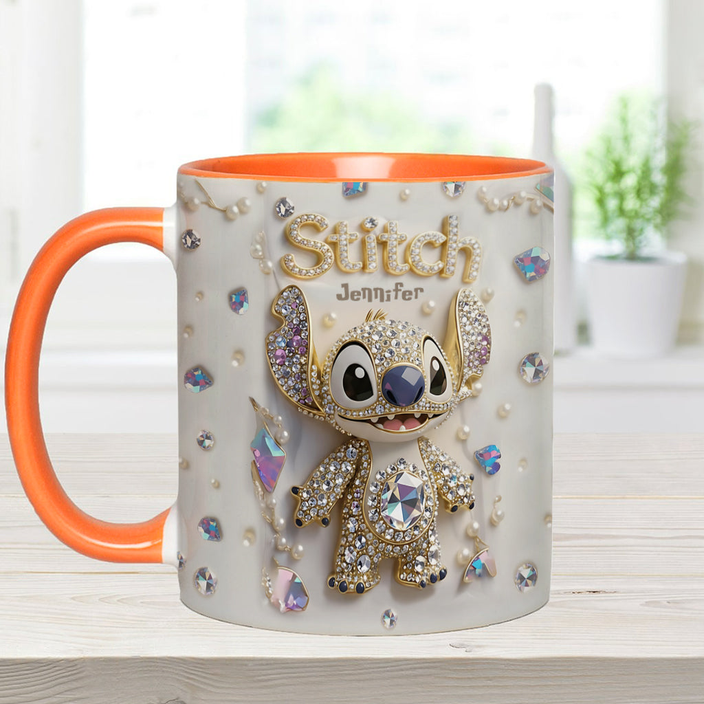 Personalized Magical Mouse Accent Mug Custom Name Gift Accent Mug GradoCreations