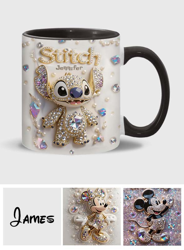 Personalized Magical Mouse Accent Mug Custom Name Gift Accent Mug GradoCreations