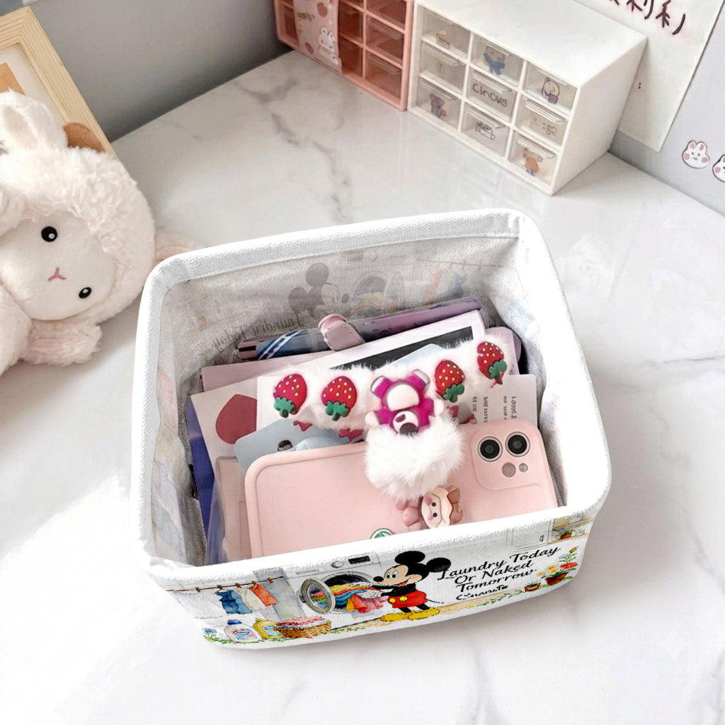 Personalized Rectangle Storage Basket Custom Design for Laundry Rectangle Storage Basket GradoCreations