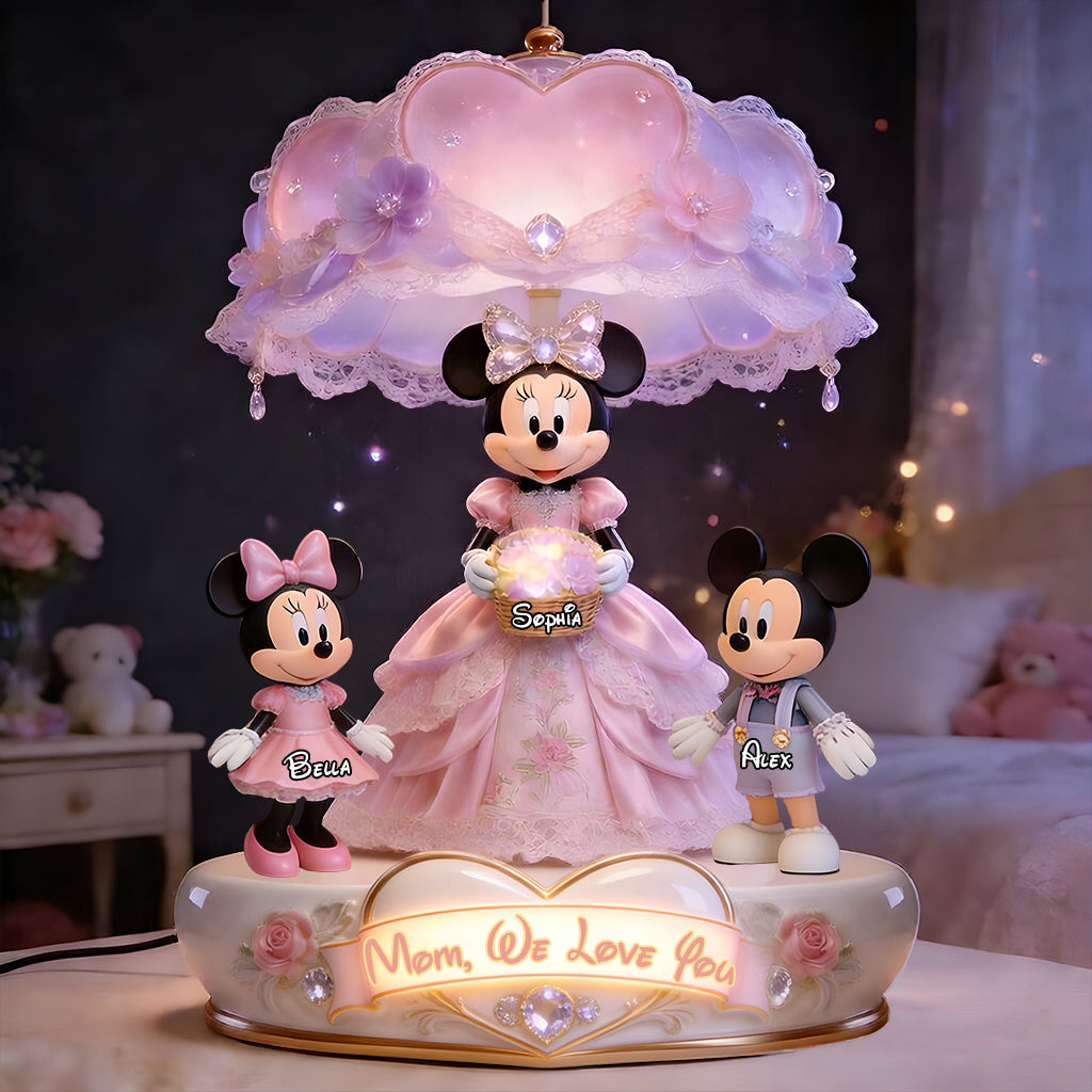 Personalized Acrylic LED Night Light for Mom | Custom Shape Gift Acrylic LED Night Light GradoCreations