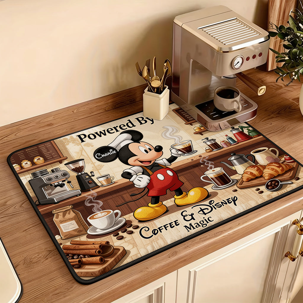 Personalized Minnie Mouse Coffee Placemat Custom Name Gift for Mom Placemat GradoCreations