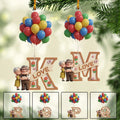 Personalized 3D Mouse Ornament Custom Name Acrylic for Christmas Ornament GradoCreations
