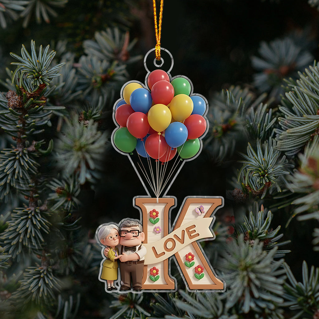 Personalized 3D Mouse Ornament Custom Name Acrylic for Christmas Ornament GradoCreations