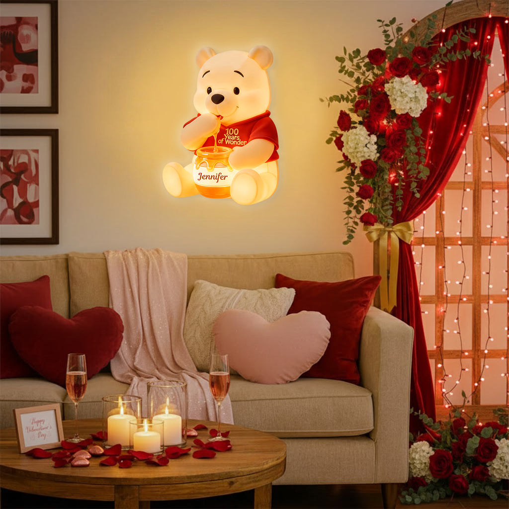 Personalized LED Light Acrylic Sign 100 Years of Wonder Gift LED Light Acrylic Sign GradoCreations