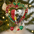 Personalized Nightmare Before Christmas Ornament with Charms for Couples Ornament With Charm GradoCreations