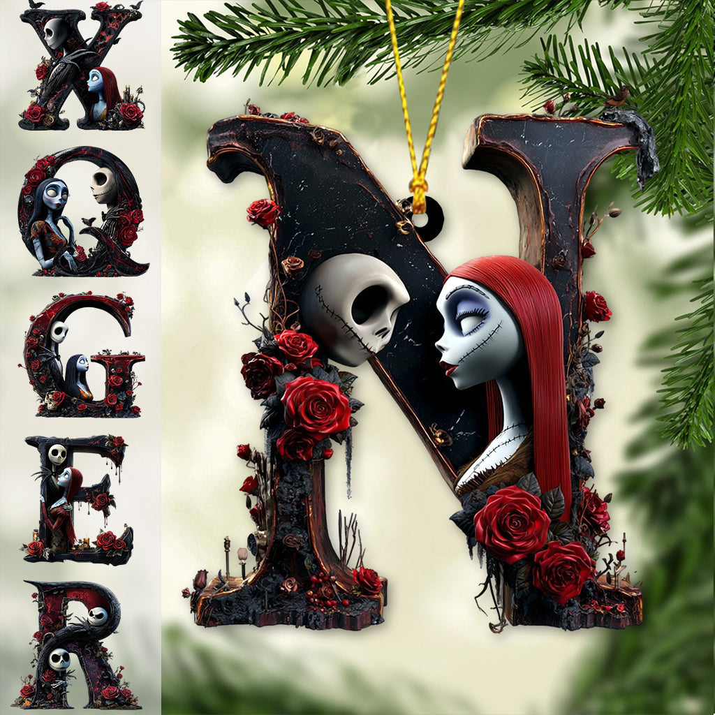 Personalized Acrylic Nightmare Before Christmas Ornament Gift Ornament GradoCreations