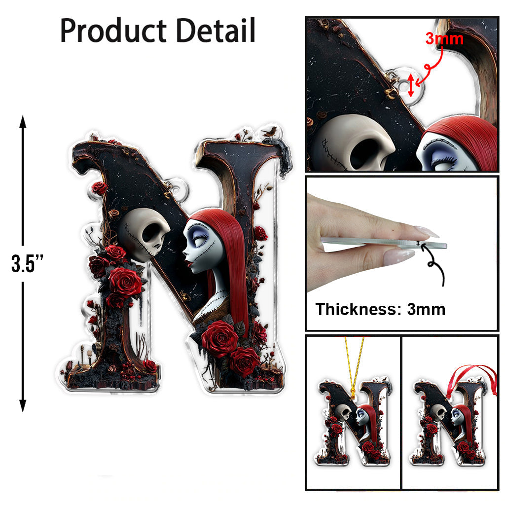 Personalized Acrylic Nightmare Before Christmas Ornament Gift Ornament GradoCreations