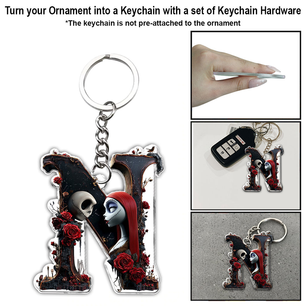 Personalized Acrylic Nightmare Before Christmas Ornament Gift Ornament GradoCreations