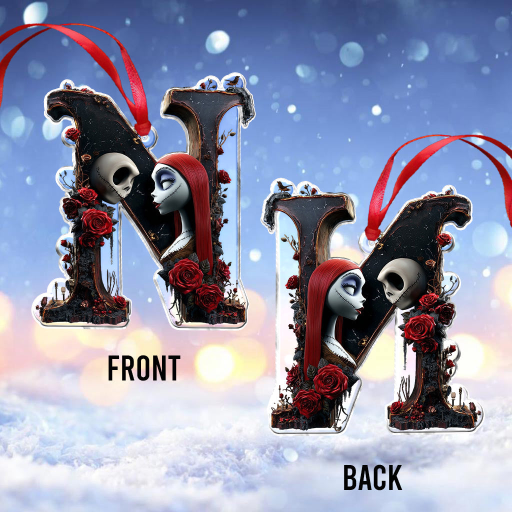 Personalized Acrylic Nightmare Before Christmas Ornament Gift Ornament GradoCreations