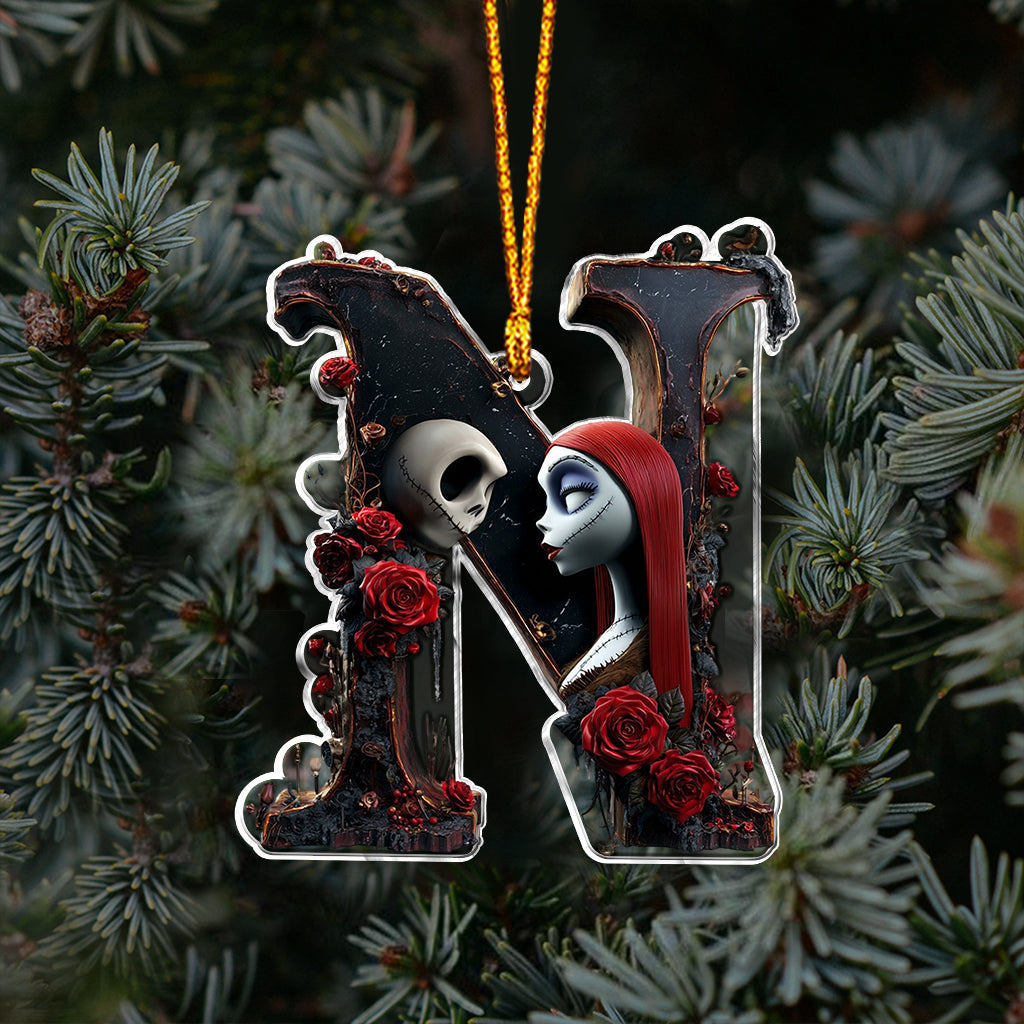 Personalized Acrylic Nightmare Before Christmas Ornament Gift Ornament GradoCreations