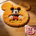 Personalized Mickey Mouse Doormat Custom Name Gift for Family