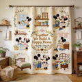 Personalized Mickey Mouse Blackout Curtain Set for Family Home Window Curtains GradoCreations