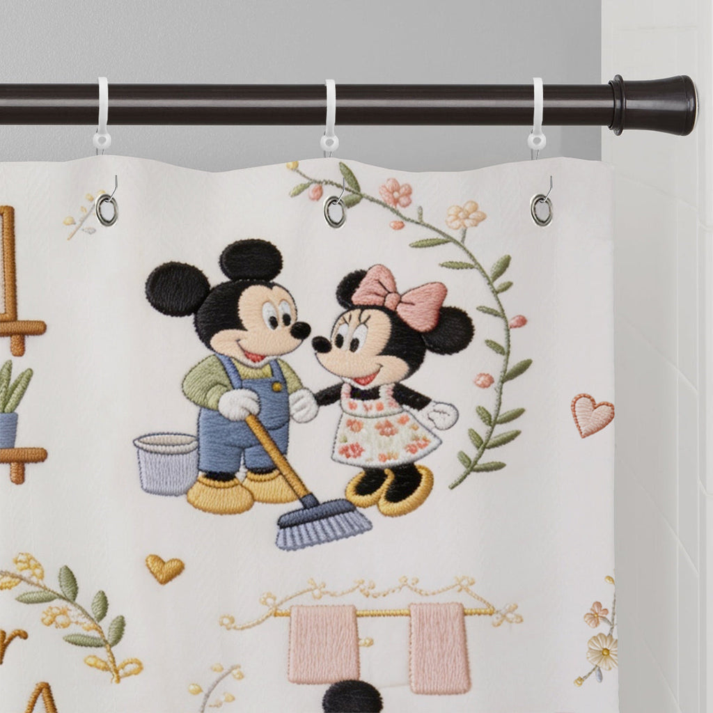 Personalized Mickey Mouse Blackout Curtain Set for Family Home Window Curtains GradoCreations