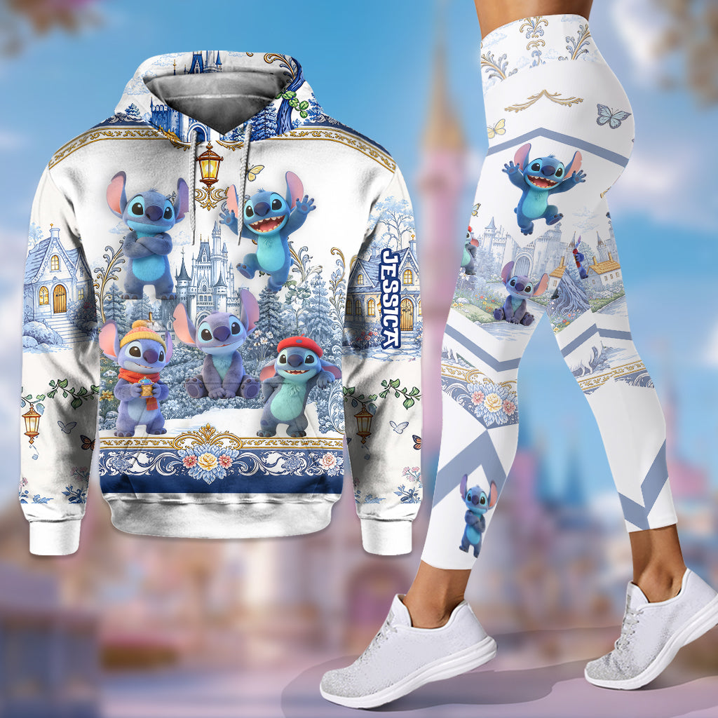 Personalized Ohana Hoodie and Leggings Set for Family Gift Hoodie & Leggings GradoCreations