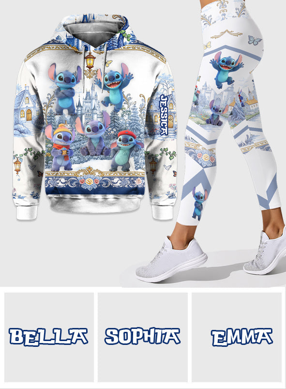 Personalized Ohana Hoodie and Leggings Set for Family Gift Hoodie & Leggings GradoCreations
