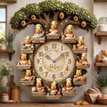 Personalized Baking LED Wall Clock Custom Name Gift for Mom LED Light Wall Clock GradoCreations