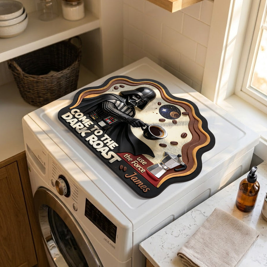 Personalized Star Wars Drying Mat with Custom Name for Coffee Lovers Drying Mat GradoCreations