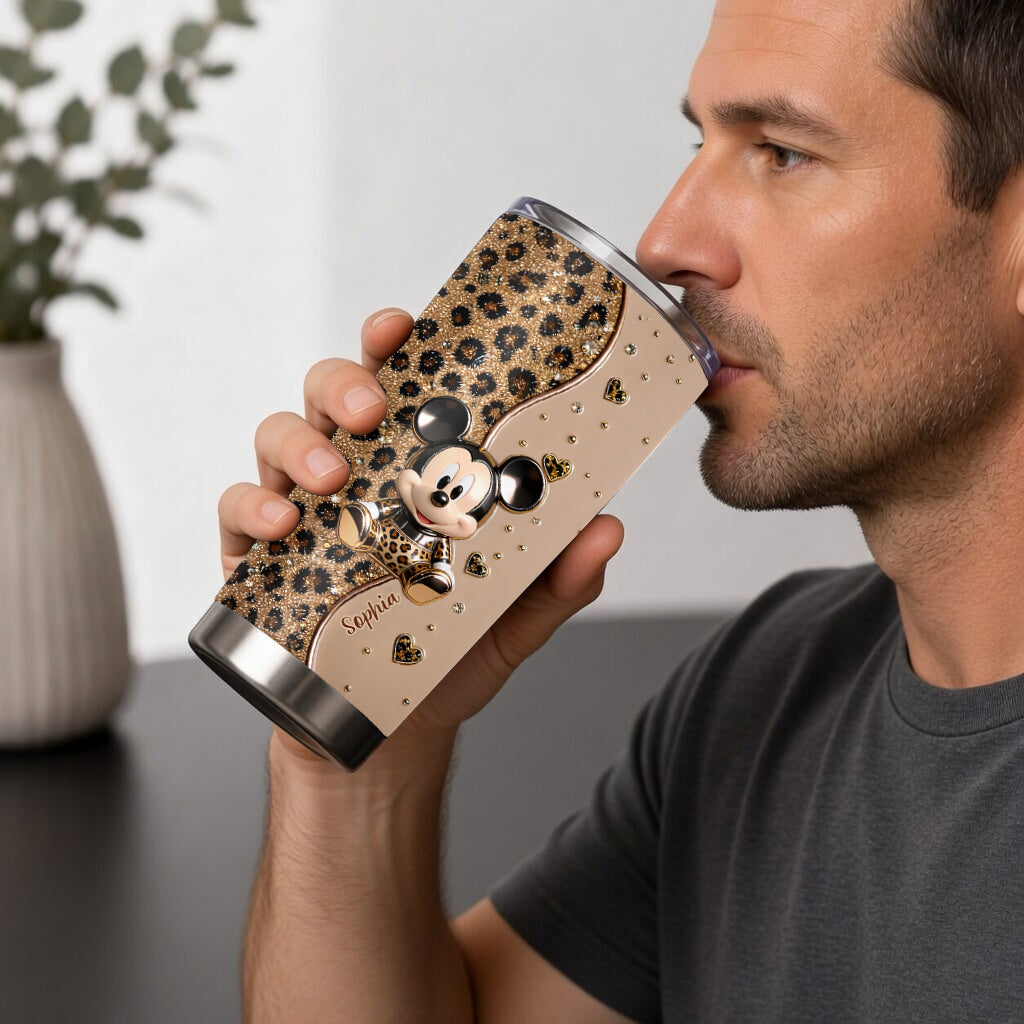 Personalized Mickey Mouse Tumbler Custom Name Gift for Movie Fans Tumbler GradoCreations