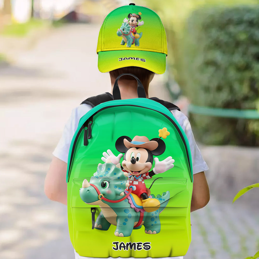 Personalized Kids Classic Cap & Backpack Set with Name Classic Cap & Backpack GradoCreations