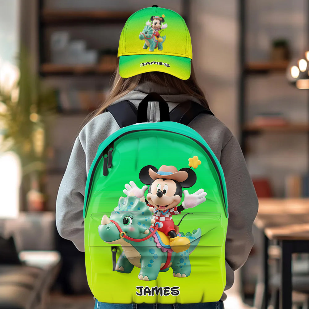 Personalized Kids Classic Cap & Backpack Set with Name Classic Cap & Backpack GradoCreations