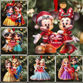 Personalized Disney Character Mouse Ornament Custom Name Gift for Christmas Ornament GradoCreations