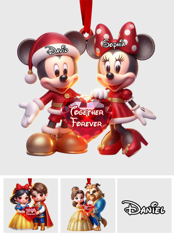 Personalized Disney Character Mouse Ornament Custom Name Gift for Christmas Ornament GradoCreations