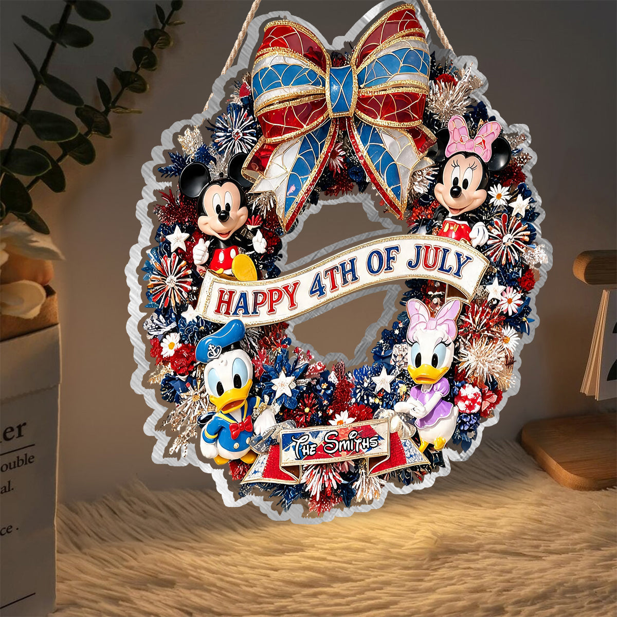 Personalized Acrylic LED Mouse Light Sign Gift for Kids LED Light Acrylic Sign GradoCreations