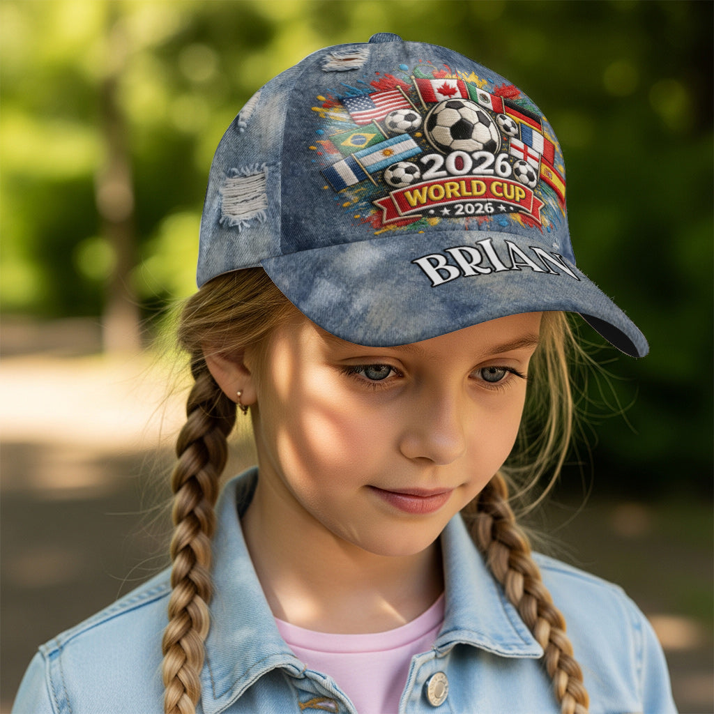 Personalized Classic Cap 2026 World Cup Gift for Soccer Lovers