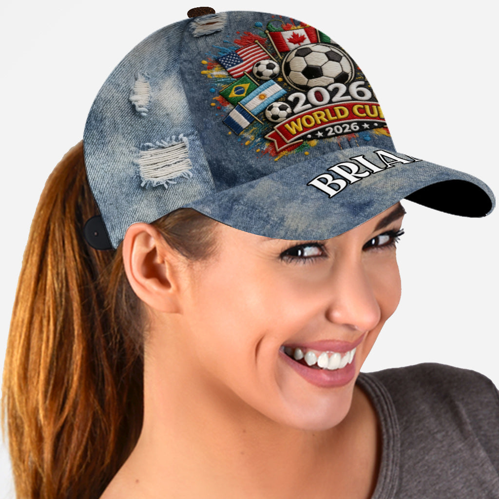 Personalized Classic Cap 2026 World Cup Gift for Soccer Lovers