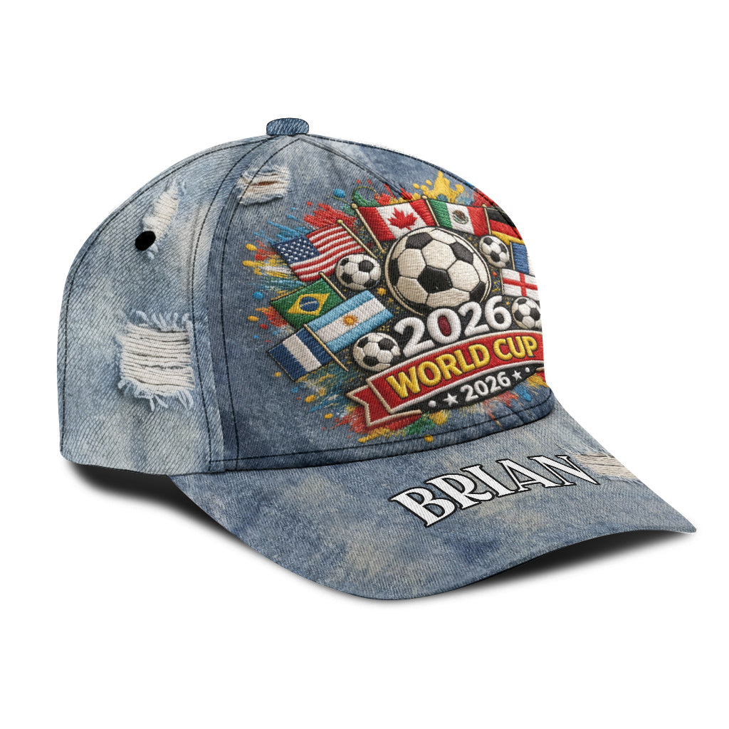 Personalized Classic Cap 2026 World Cup Gift for Soccer Lovers