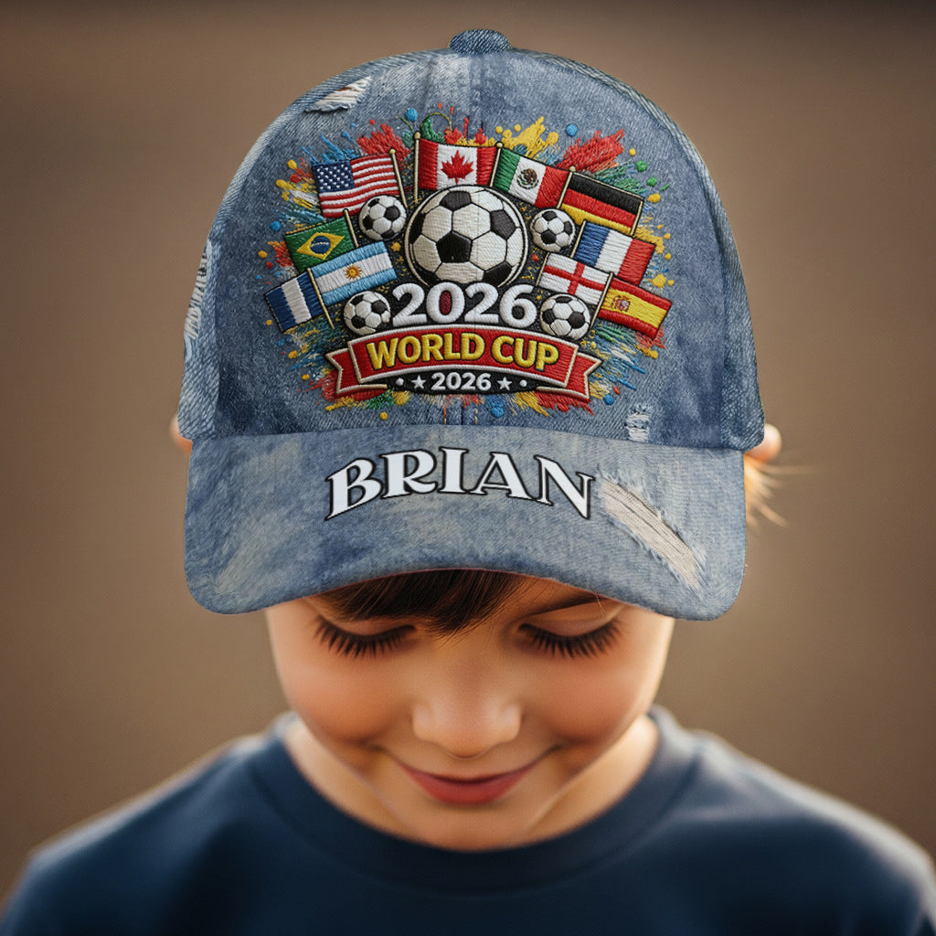 Personalized Classic Cap 2026 World Cup Gift for Soccer Lovers