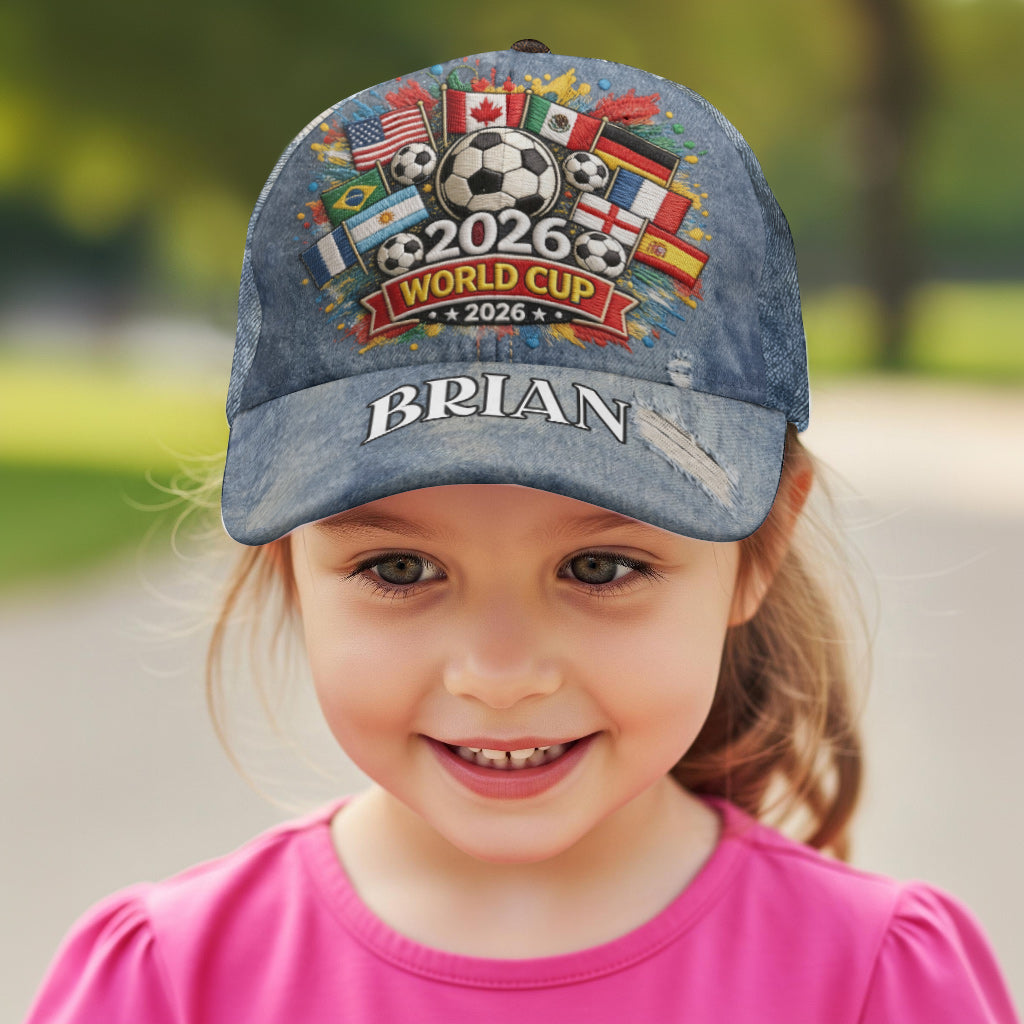 Personalized Classic Cap 2026 World Cup Gift for Soccer Lovers