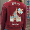 Personalized Bomber Jacket with Magical Castle Design for Kids Bomber Jacket GradoCreations