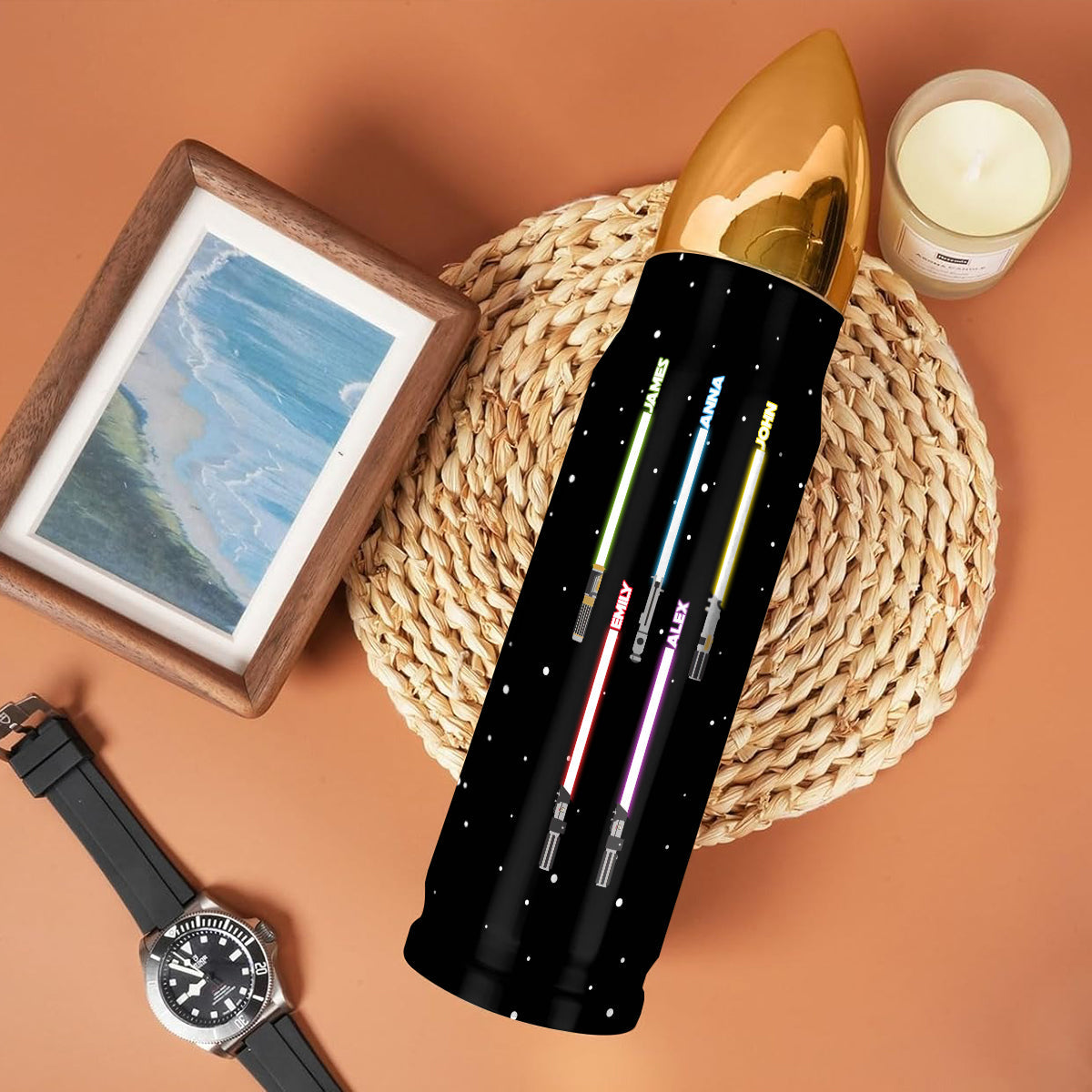 Personalized I Am Their Father Bullet Tumbler Custom Name Gift for Dad Bullet Tumbler GradoCreations