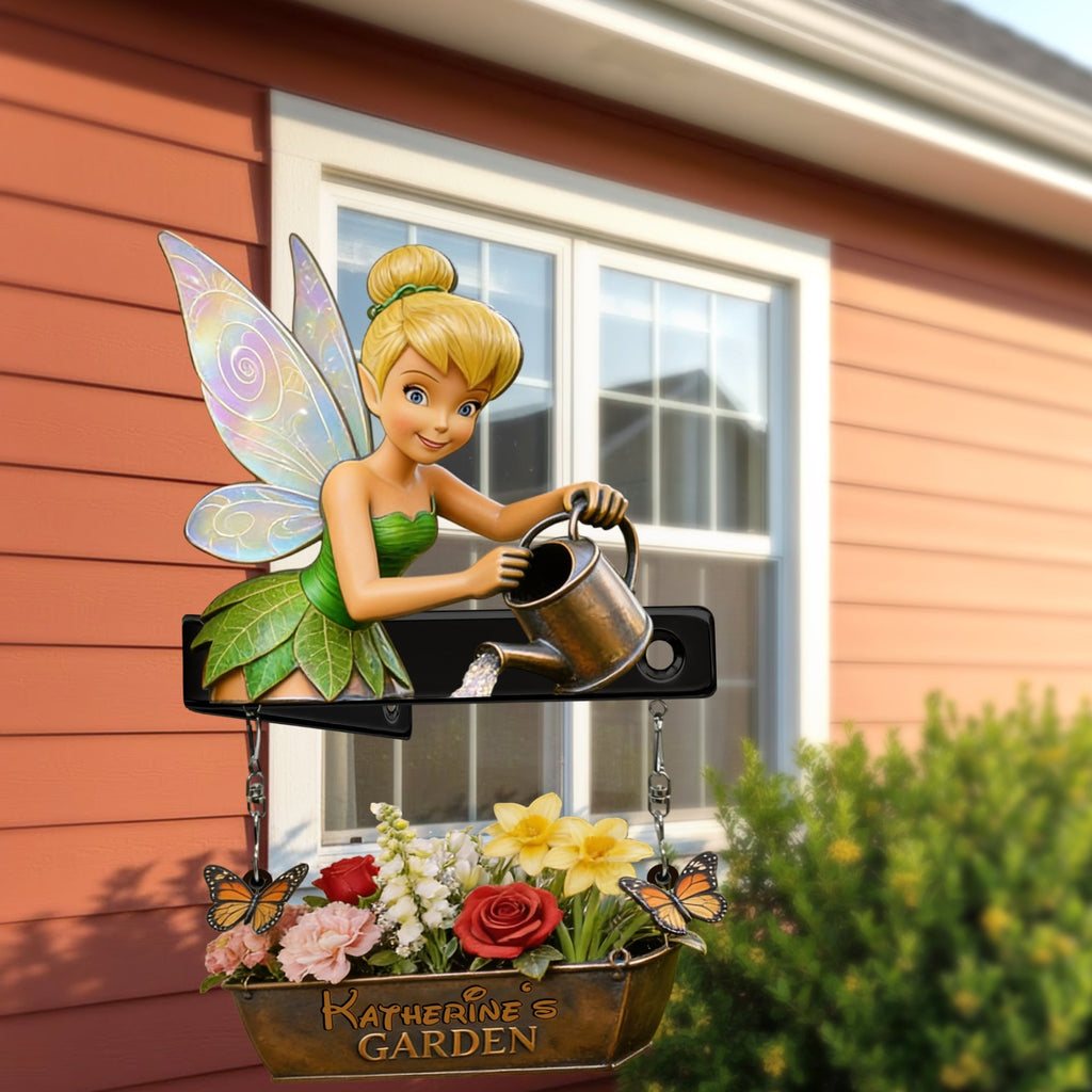 Personalized Fairy Garden Wooden Wall Sign Gift for Home Wooden Wall Mount Sign GradoCreations