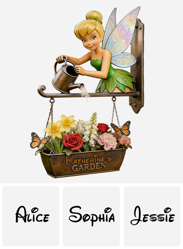 Personalized Fairy Garden Wooden Wall Sign Gift for Home Wooden Wall Mount Sign GradoCreations