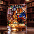 Personalized Beauty And The Beast Whiskey Decanter Set Gift for Couple Whiskey Decanter Set GradoCreations