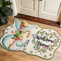 Personalized Fairy Shaped Doormat Custom Name Welcome Home Gift Shaped Doormat GradoCreations