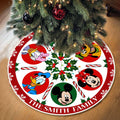 Personalized Disney Family Tree Skirt for Christmas Decor Tree Skirt GradoCreations