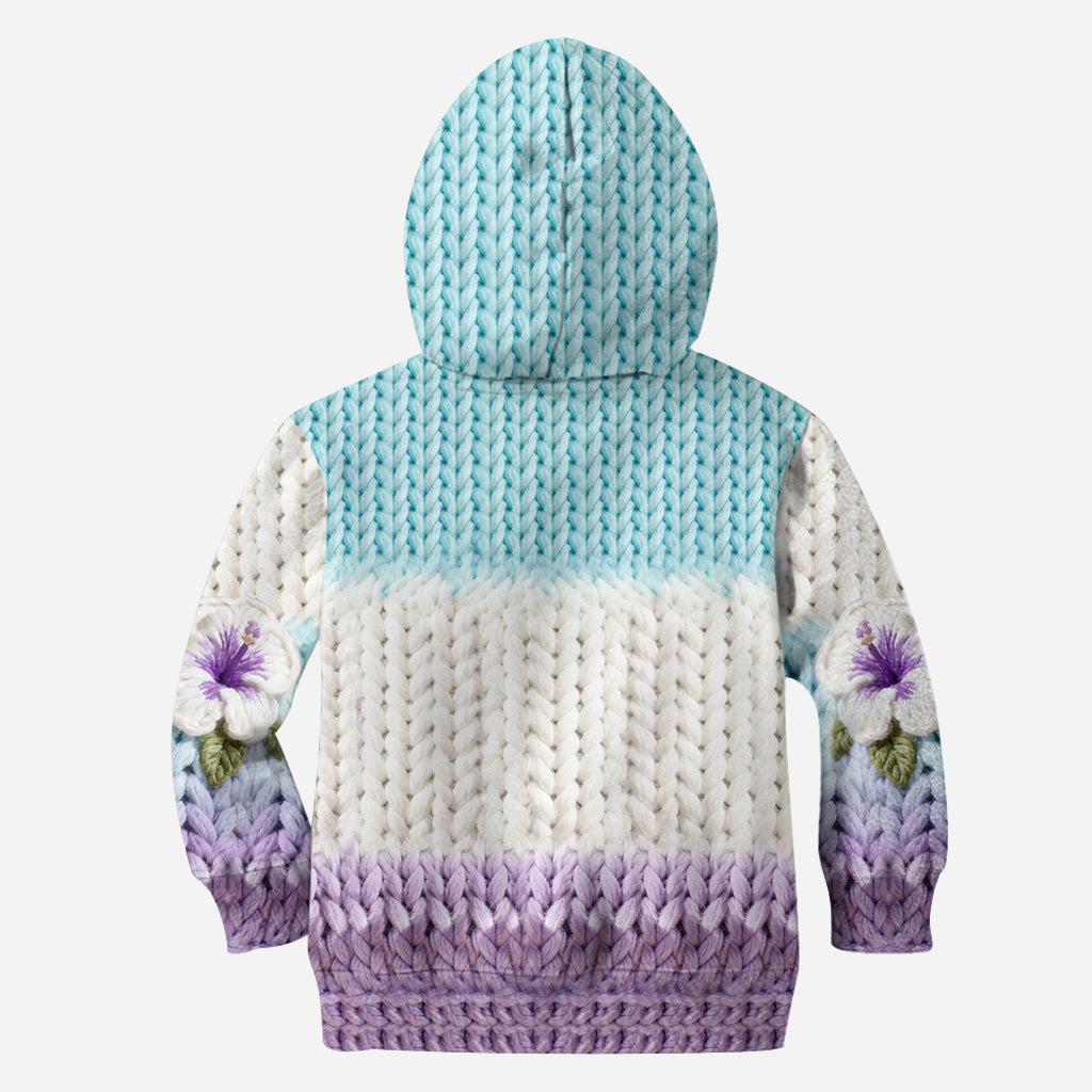 Personalized Blue Ohana Hoodie & Leggings Set for Kids Hoodie & Leggings GradoCreations