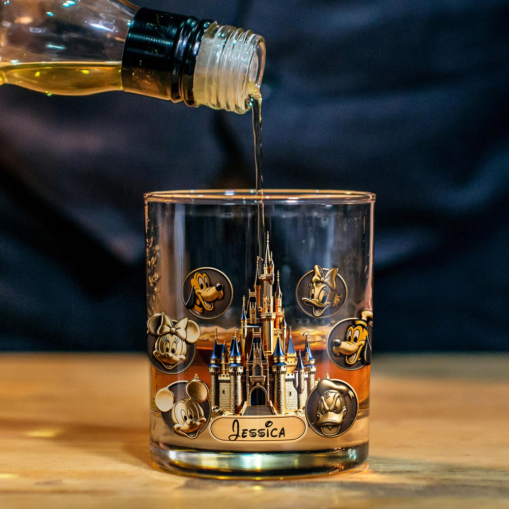 Personalized Whiskey Decanter Set Custom Name Gift for Dad Whiskey Decanter Set GradoCreations